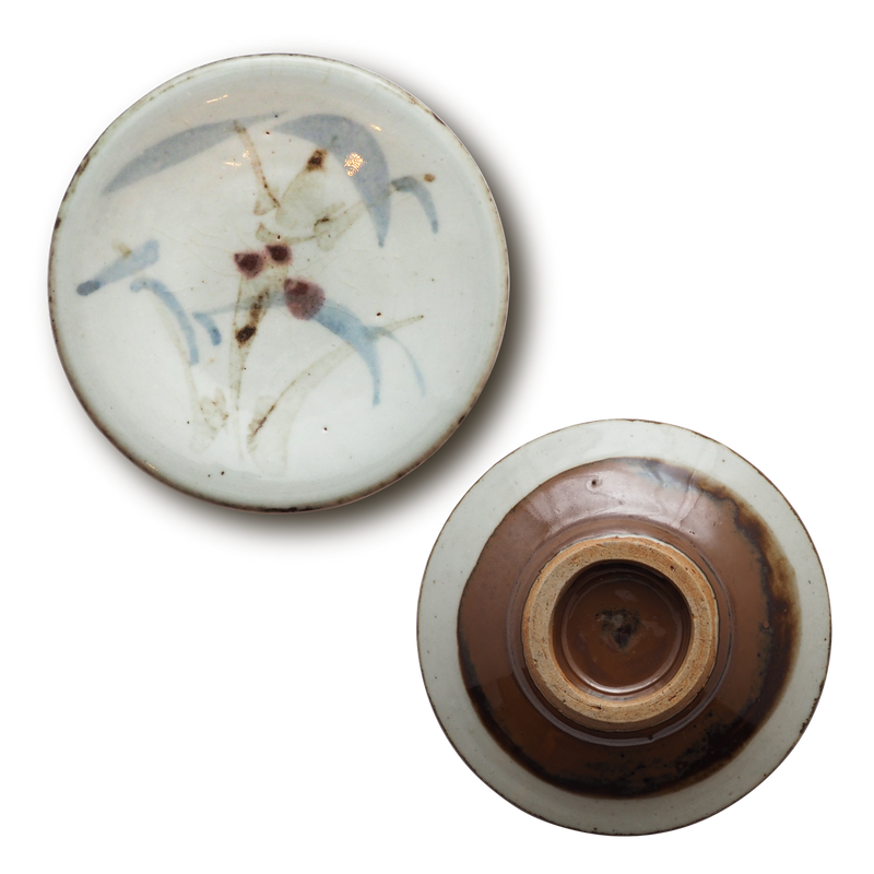 河井寛次郎 棟方志功箱 草花紋磁皿 6客揃 – Gallery Nisui 河井寛次郎 棟方志功箱 草花紋磁皿 6客揃 – Gallery Nisui