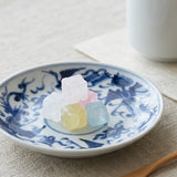 平安清豊 染付鳳凰文小皿