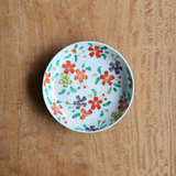 4代 須田菁華  色絵桜模様5寸皿
