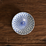 染付網目文小皿