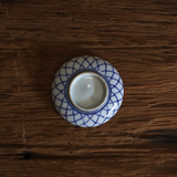 染付網目文小皿