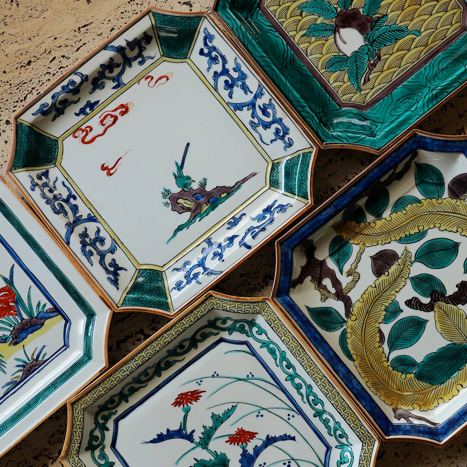 3代 須田菁華 絵変り四方入皿 共箱 – Gallery Nisui