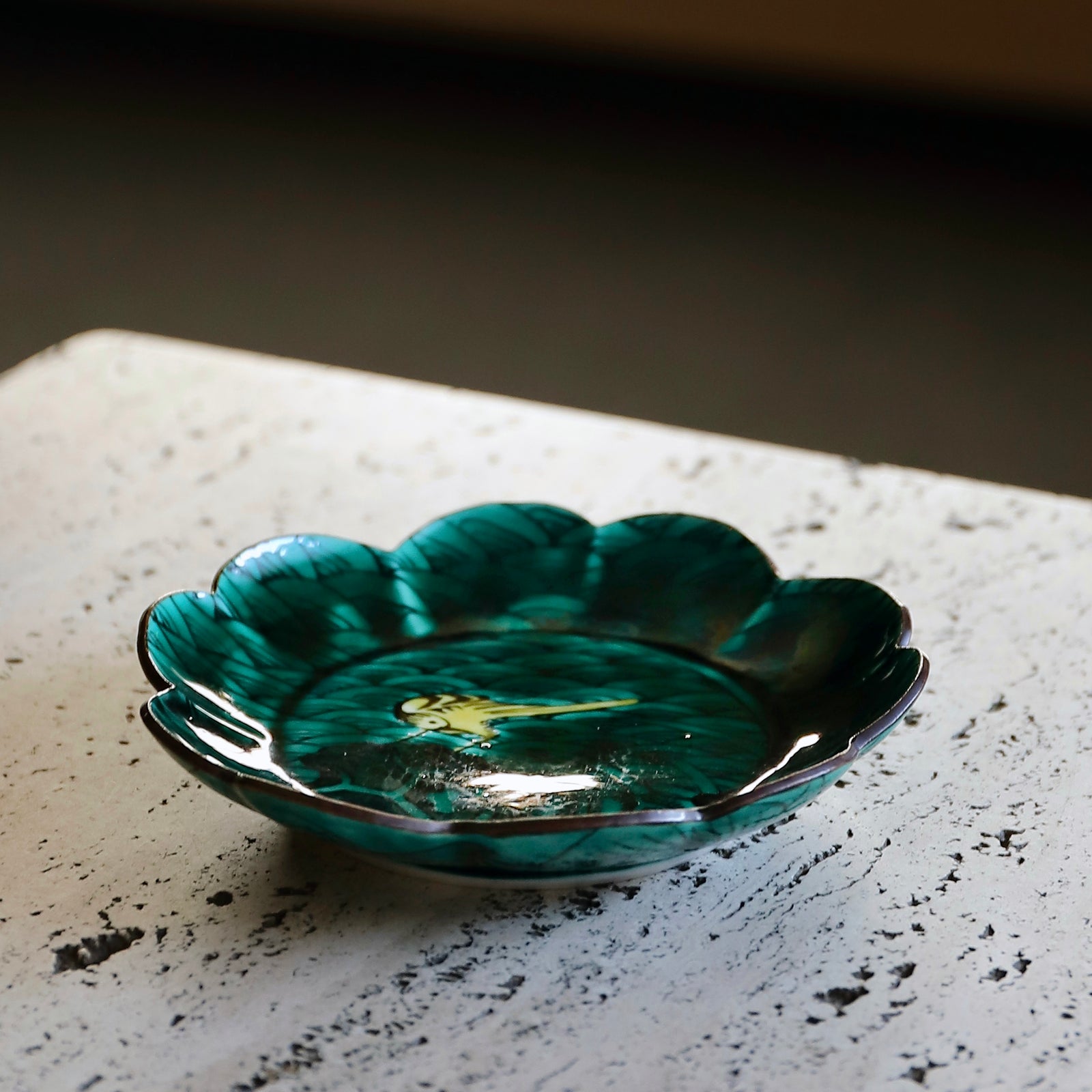 陶芸家　須田青華　須田菁華　古九谷　牡丹に蝶文　飾り皿　大皿　色絵古九谷　共箱 楽天市場】九谷焼：南京赤絵蓮鷺文皿・須田菁華 《小皿・14.8cm