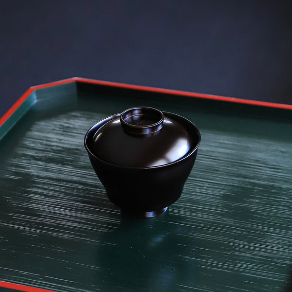 黒内蒔絵小吸物椀 20客揃 (春夏秋冬)