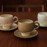 【Kasho × Nisui】コーヒーカップ&ソーサー / 濃茶 - coicha -