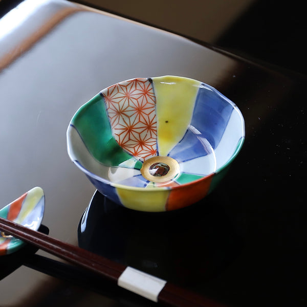 4代須田菁華 色絵風船小鉢