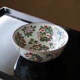 幕末明治 南京赤絵写 龍文様向付