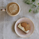 【Kasho × Nisui】コーヒーカップ&ソーサー / 薄桃 - usumomo -