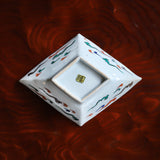 明治 古九谷菱形中皿