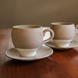 【Kasho × Nisui】コーヒーカップ&ソーサー / 濃茶 - coicha -