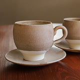 【Kasho × Nisui】コーヒーカップ&ソーサー / 濃茶 - coicha -