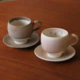 【Kasho × Nisui】コーヒーカップ&ソーサー / 濃茶 - coicha -