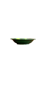 滝口加全 交趾写中皿 10客揃 共箱 共布