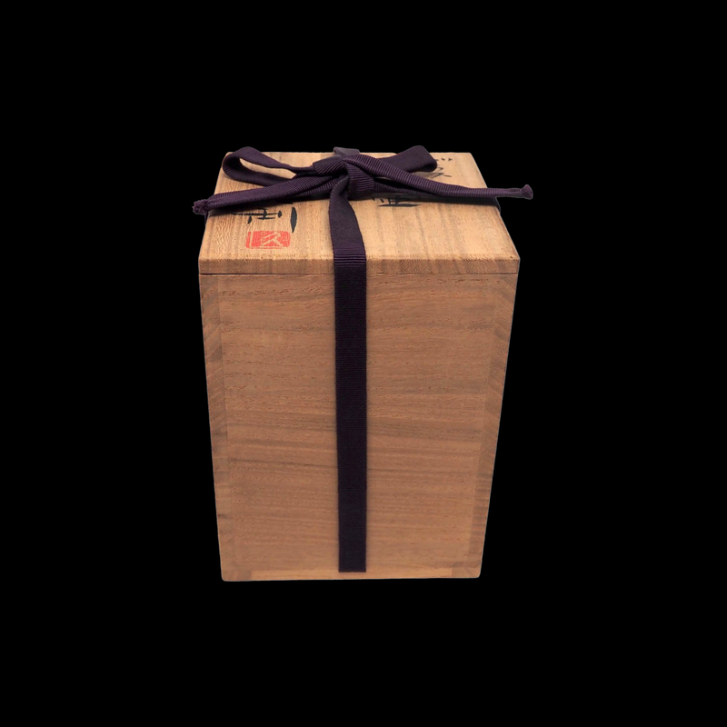 工芸】☆ 岩田久利 作 金彩 白玉 飾壺 ジョッキ グラス 工芸】☆ 岩田久利 作 金彩 白玉 飾壺 ジョッキ グラス