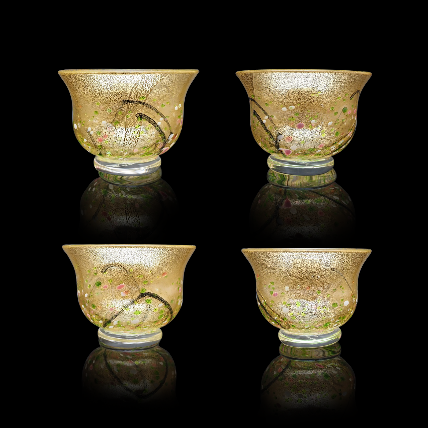 ☆超希少品☆黒木国昭 埴輪 手吹きガラス 黒木国昭 手吹ガラス 酒器 金彩「光琳」 – Gallery Nisui
