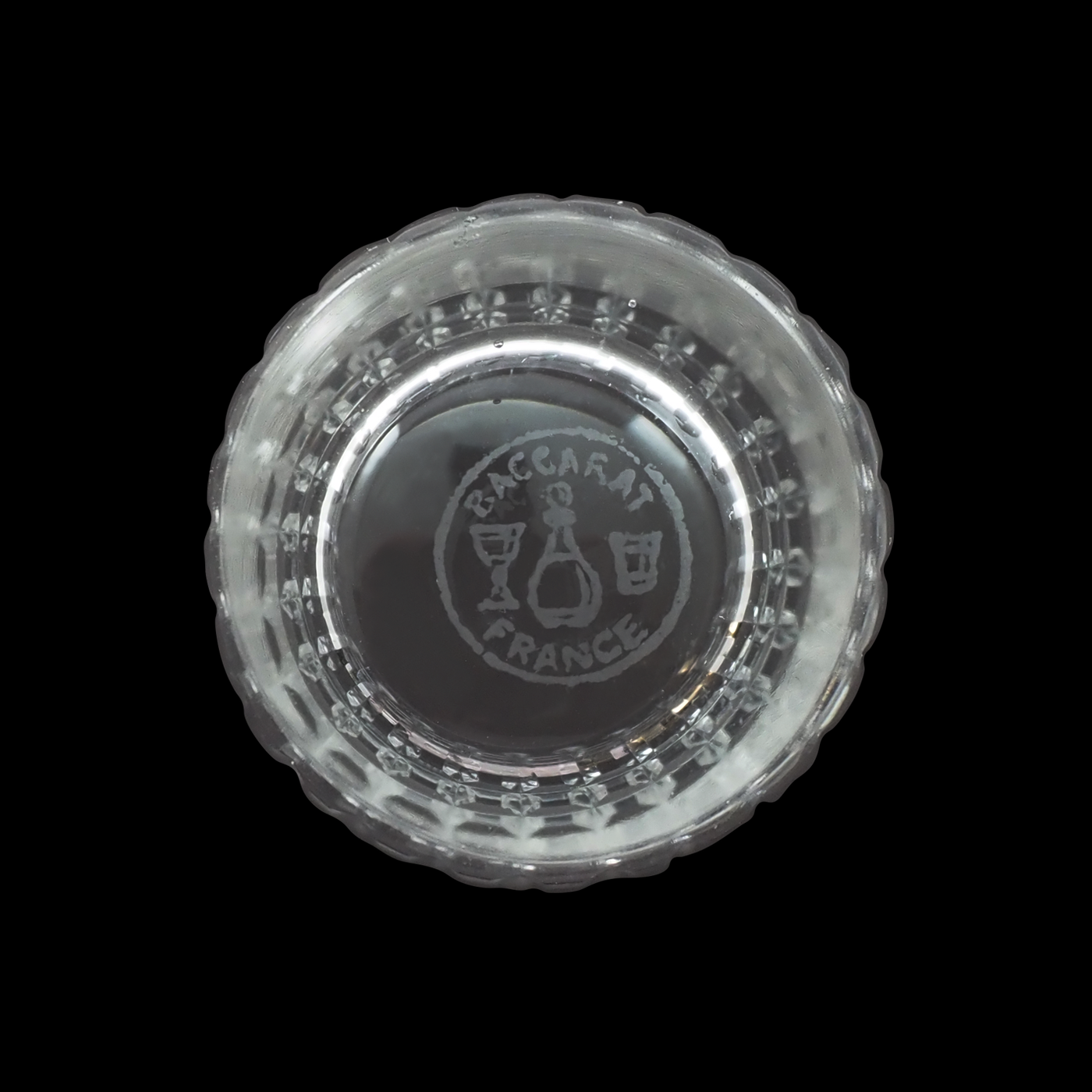 オールドバカラ クリスタル 蓋付きガラス容器 ナンシー オールドバカラ クリスタル 蓋付きガラス容器 ナンシー