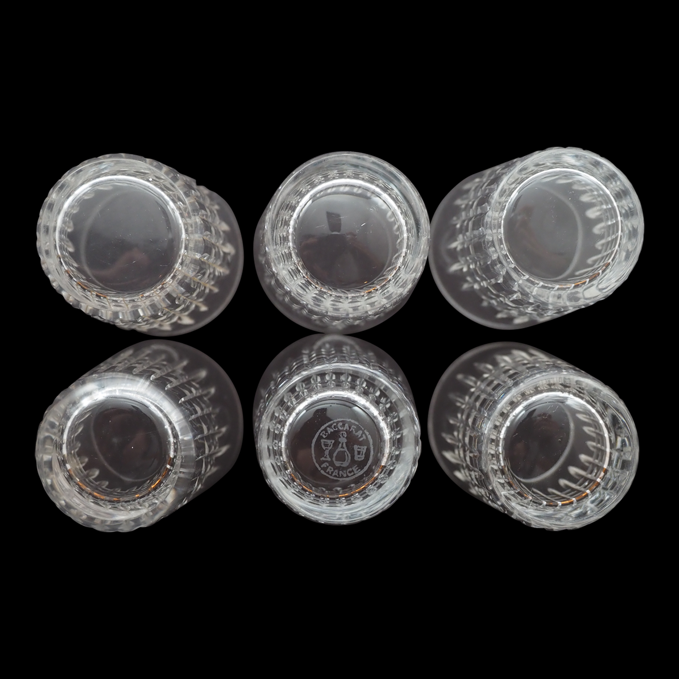 オールドバカラ ナンシー / リキュールグラス & グラスホルダー