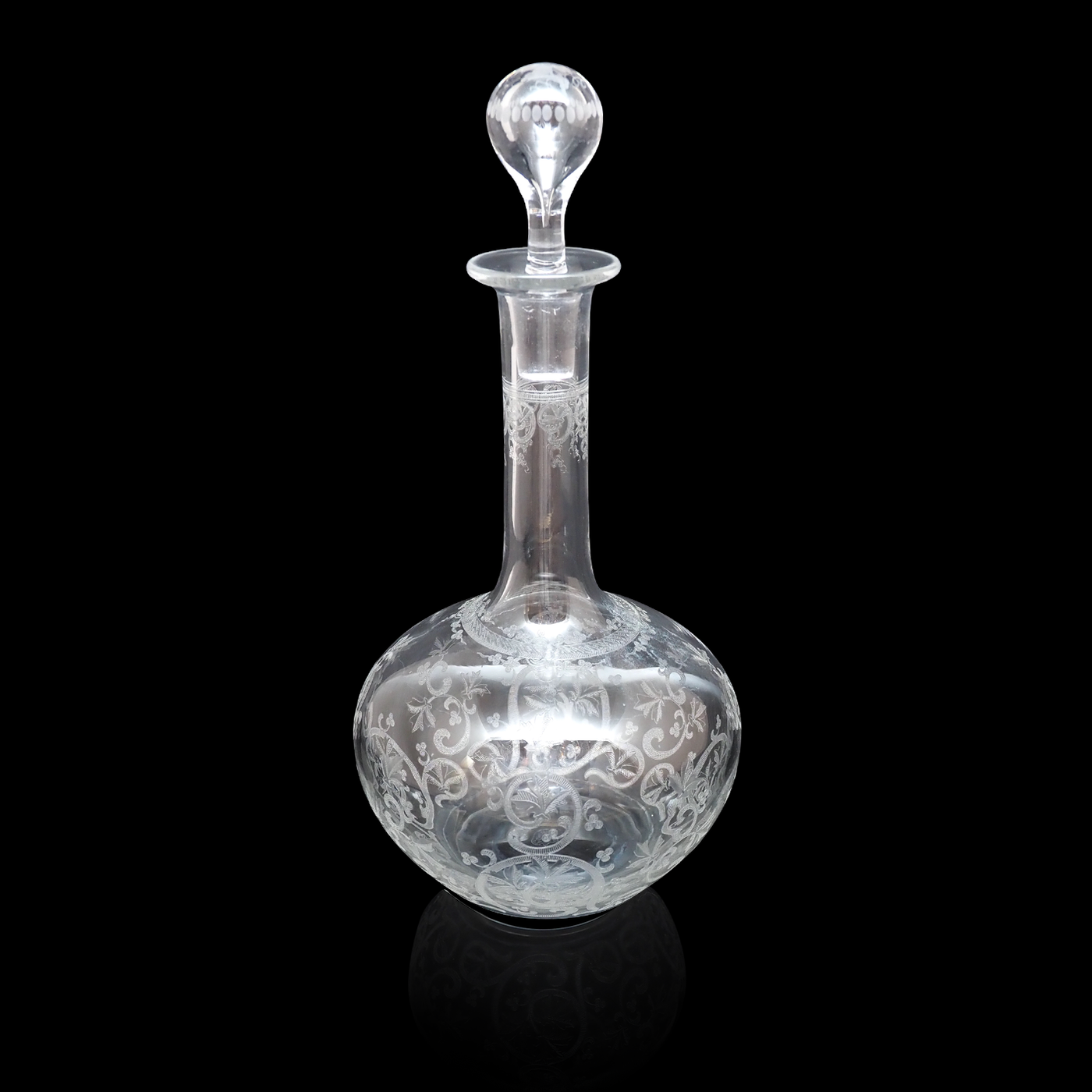 オールド・バカラ 1950年頃 大型 キャンドルスタンド 1.2kgジャポニスム オールド・バカラ 1950年頃 大型 キャンドルスタンド 1.2kg