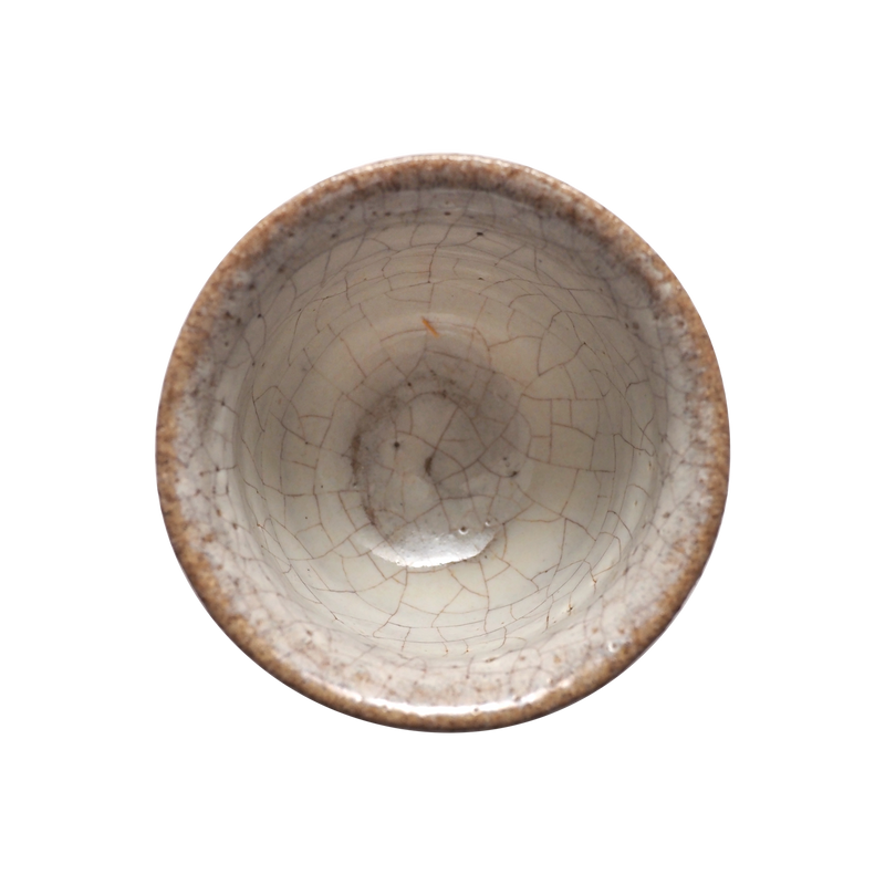 中里重利 斑唐津ぐい呑 – Gallery Nisui 中里重利 斑唐津ぐい呑 – Gallery Nisui