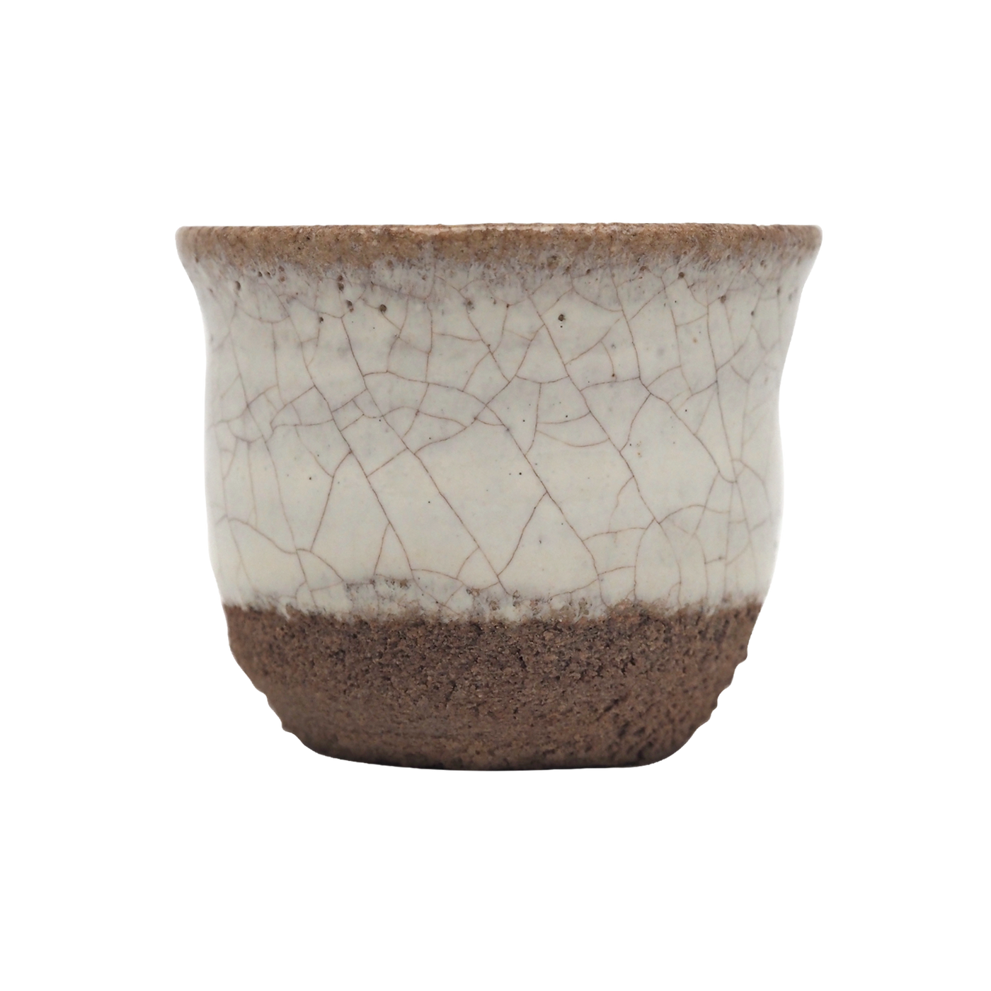 □唐津焼 巨匠 中里重利 絵唐津ぐい呑 共箱、共布、栞三枚揃い 未 □唐津焼 巨匠 中里重利 絵唐津ぐい呑 共箱、共布、栞三枚揃い 未