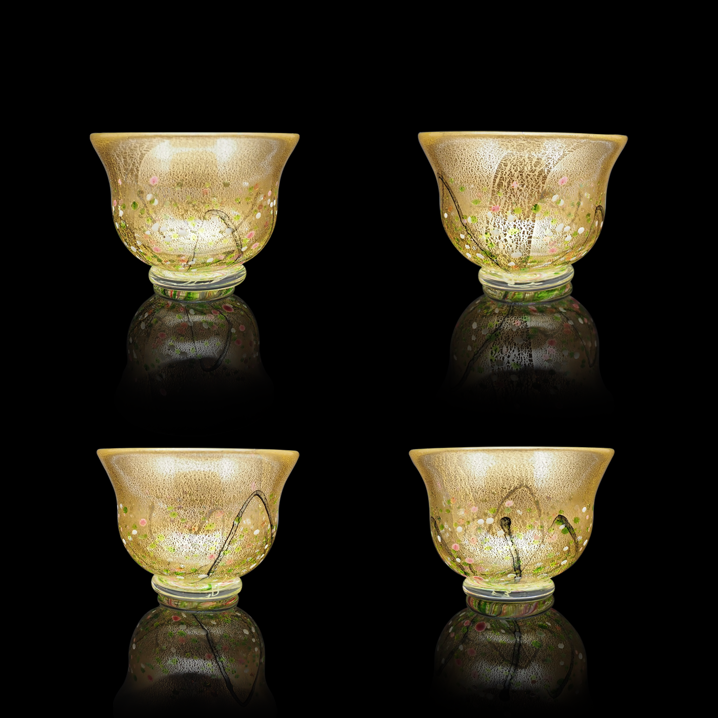 黒木国昭 手吹ガラス 酒器 金彩「光琳」 – Gallery Nisui 黒木国昭 手吹ガラス 酒器 金彩「光琳」 – Gallery Nisui