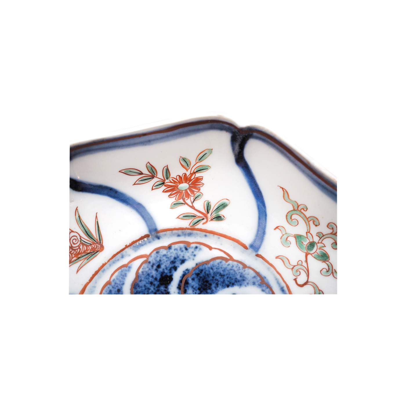 初代 矢口永寿作　No66 初代 矢口永寿作 No66 初代矢口永寿 九谷菱形向付 – Gallery Nisui